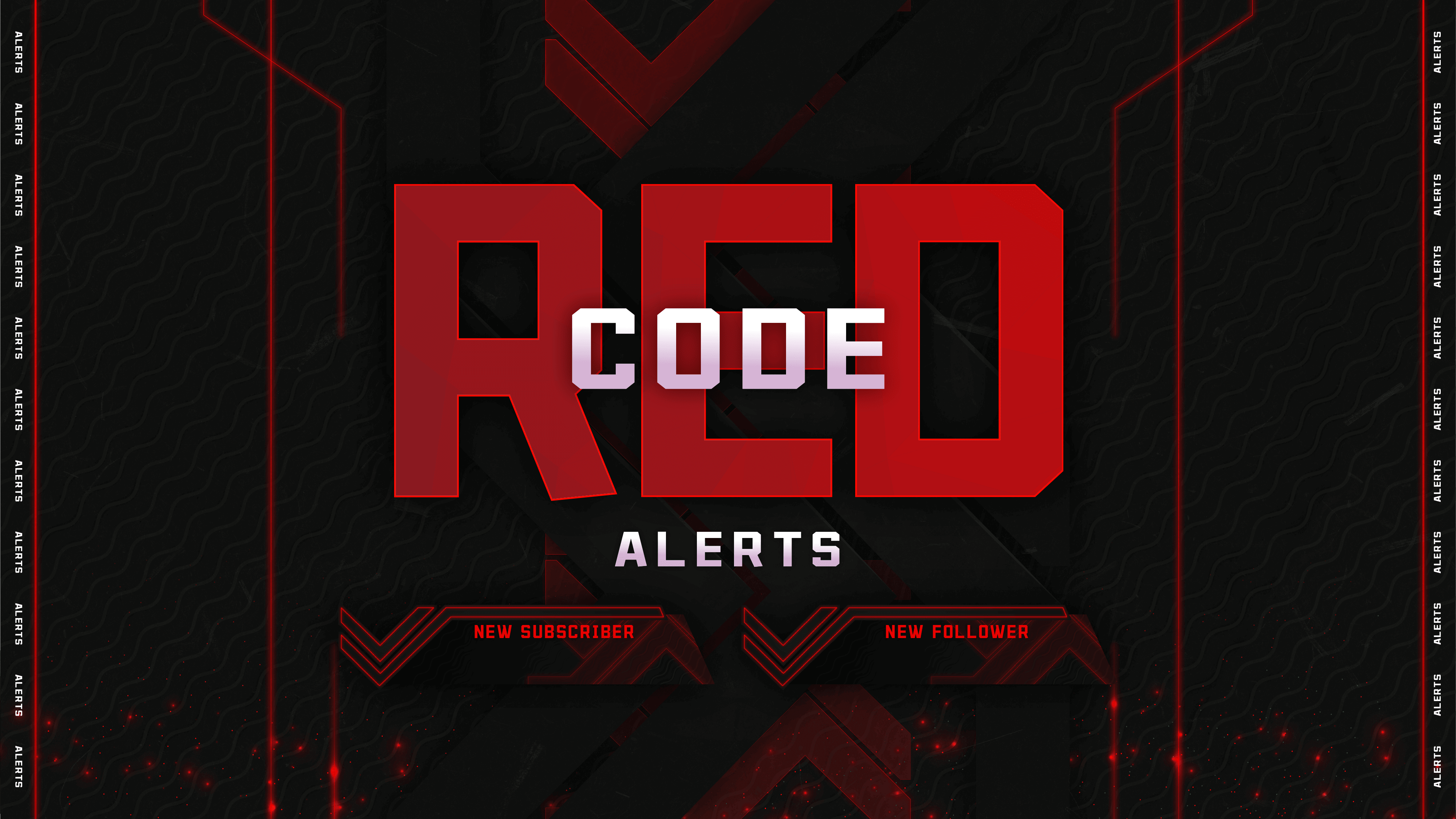 Animated stream alerts thumbnail code red stream designz