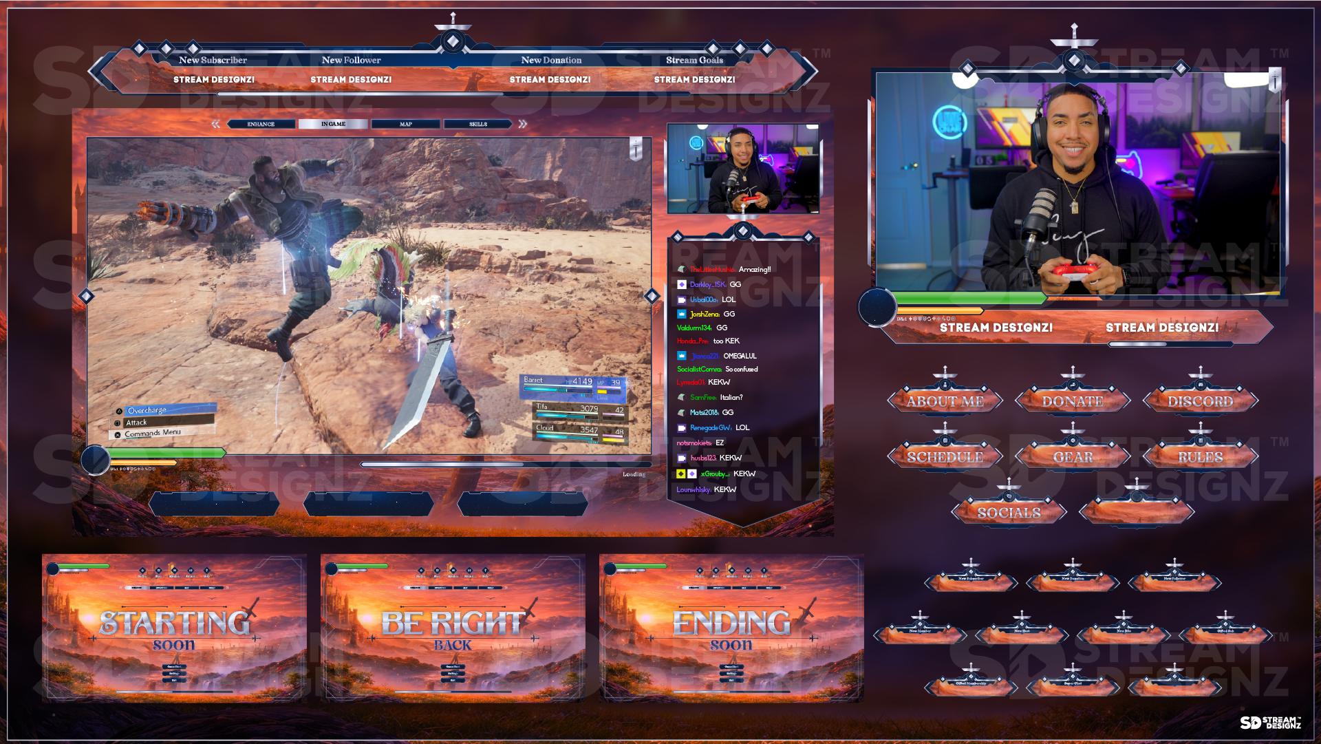 stream overlay package feature image eclipse stream designz
