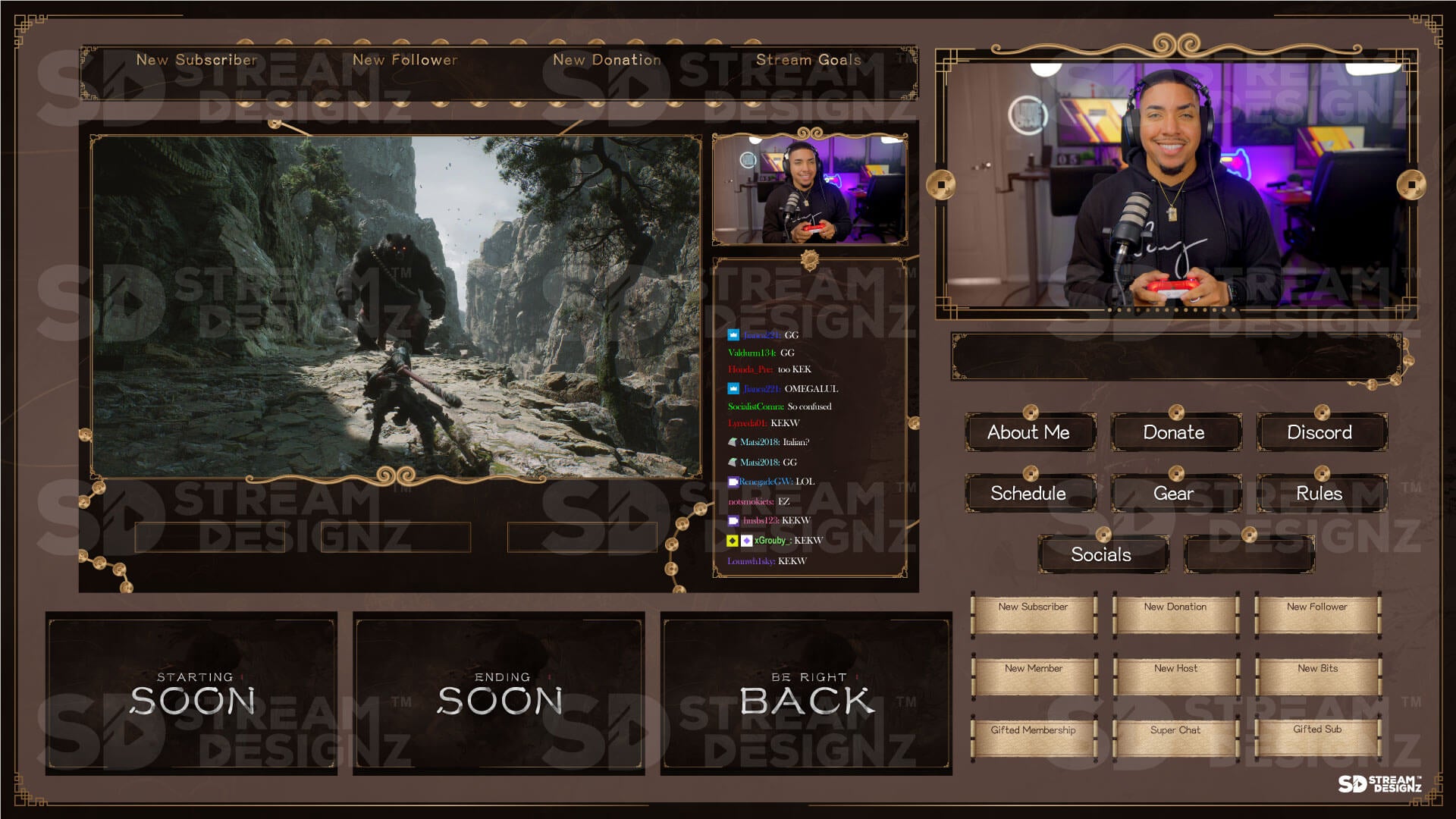 animated stream overlay package feature image eternal stream designz