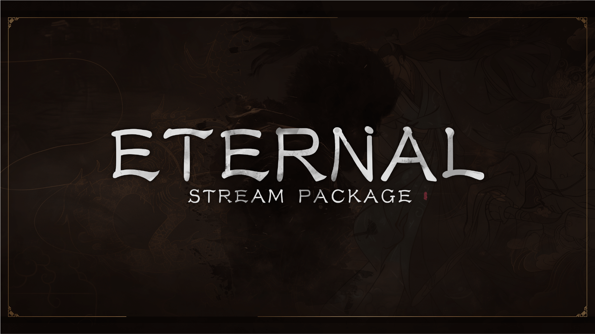 animated stream overlay package thumbnail eternal stream designz