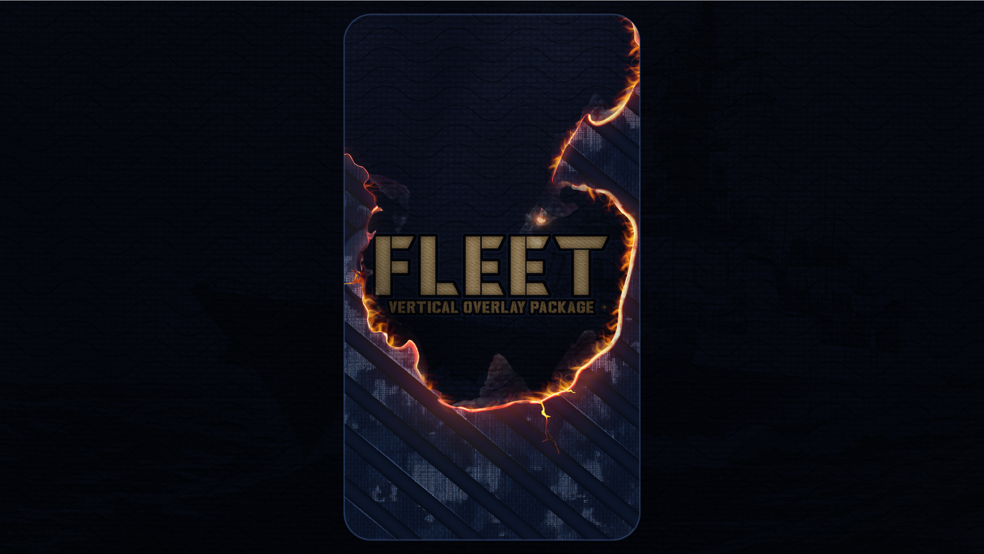 vertical stream overlay package thumbnail fleet stream designz