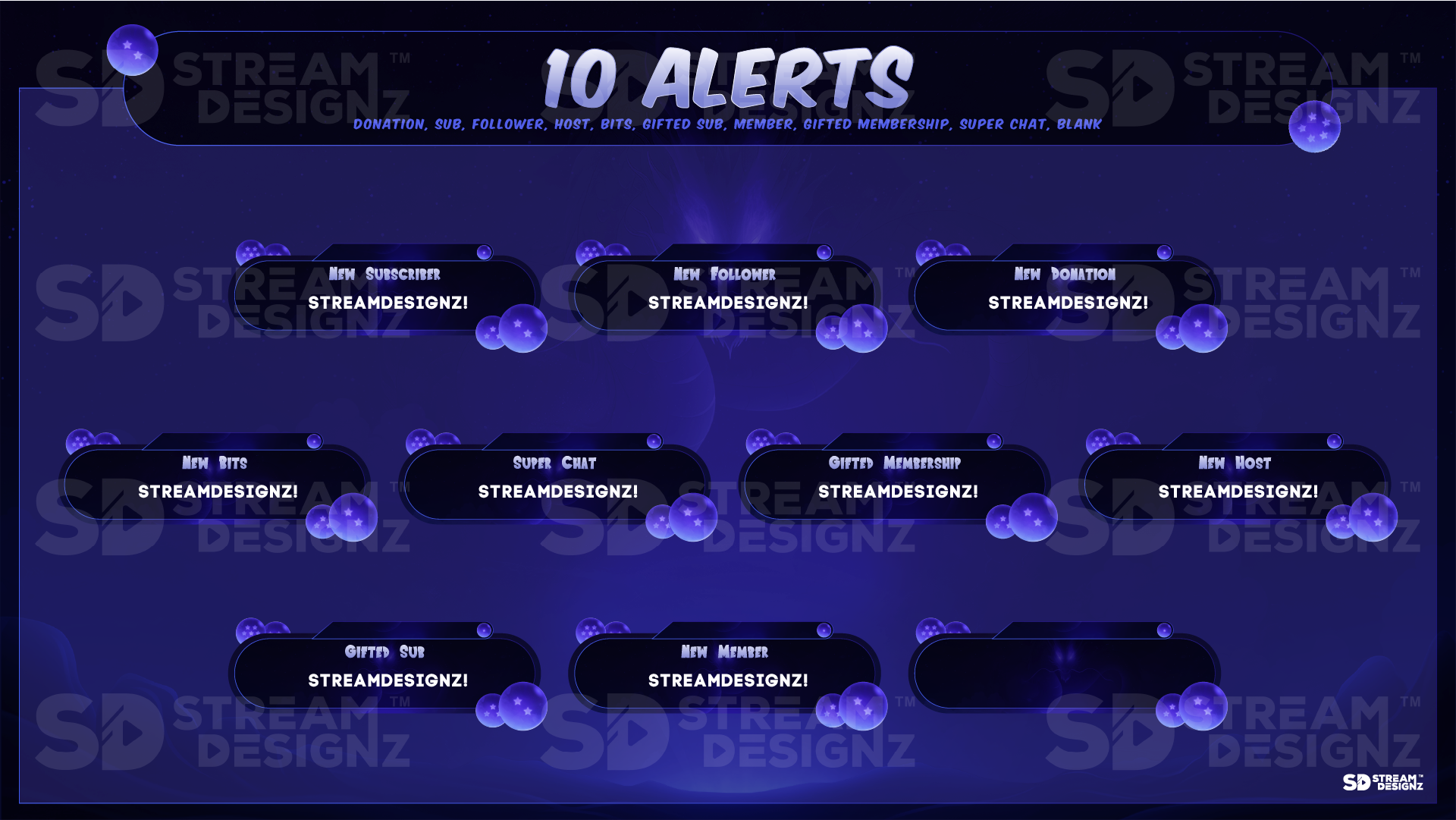 stream overlay package 10 alerts fusion stream designz