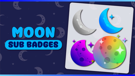 6 pack sub badges thumbnail moon stream designz