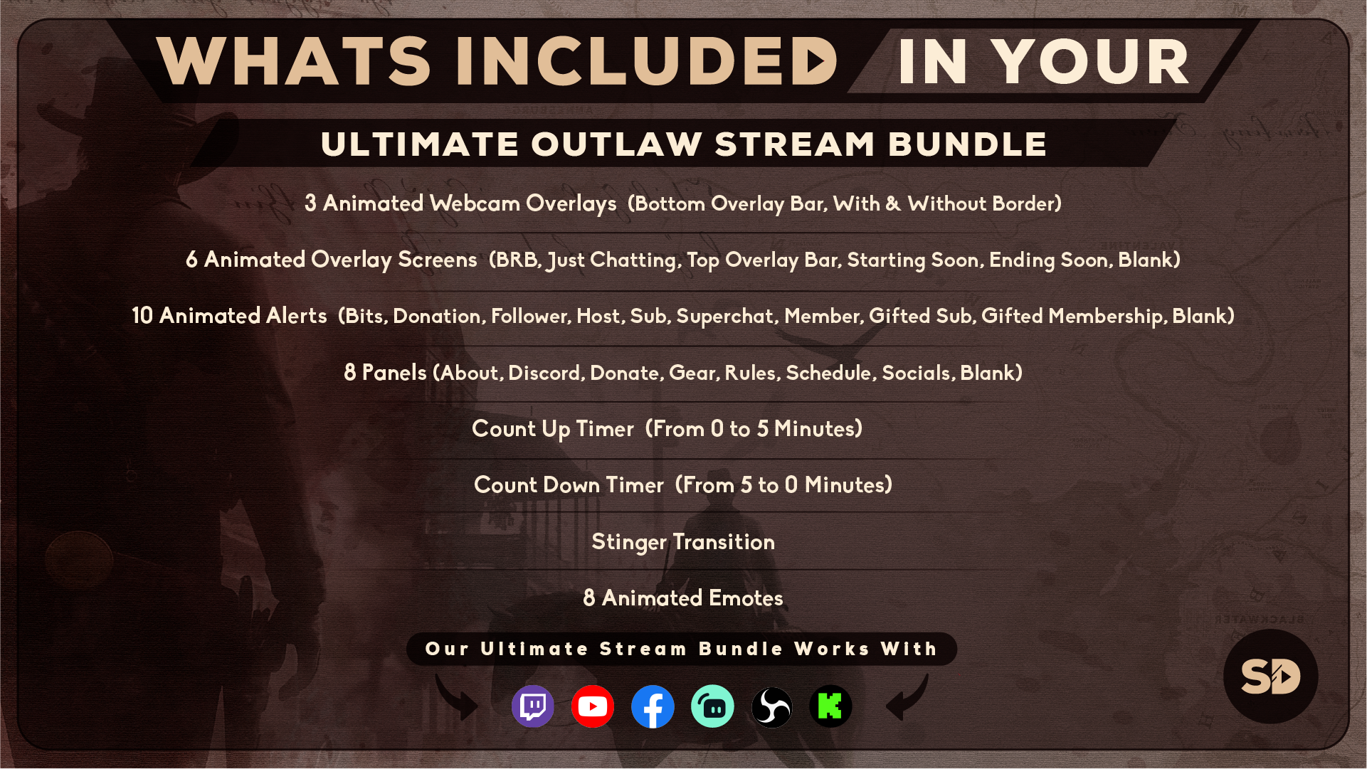 Ultimate stream package whats included in your bundle outlaw stream designz