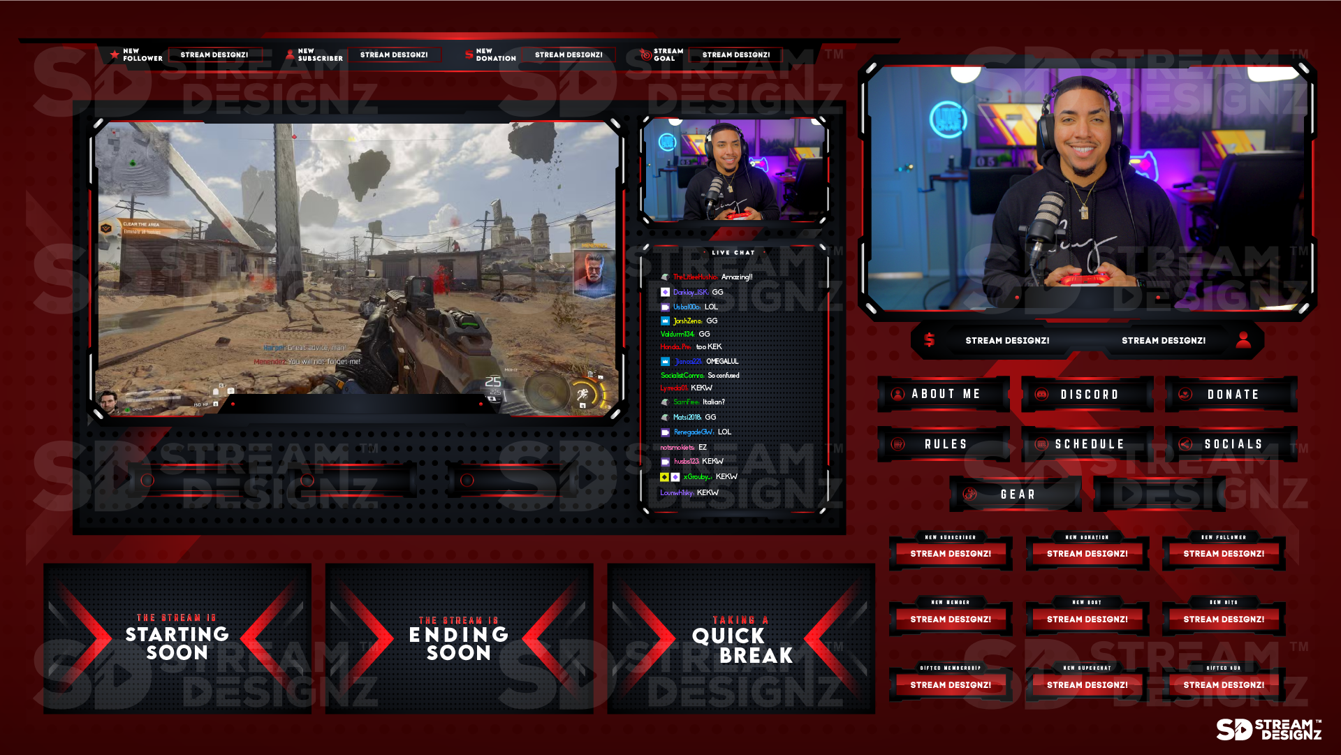 The Ultimate Stream Package - Project Zero - Feature Image with LAS Curry - Stream Designz