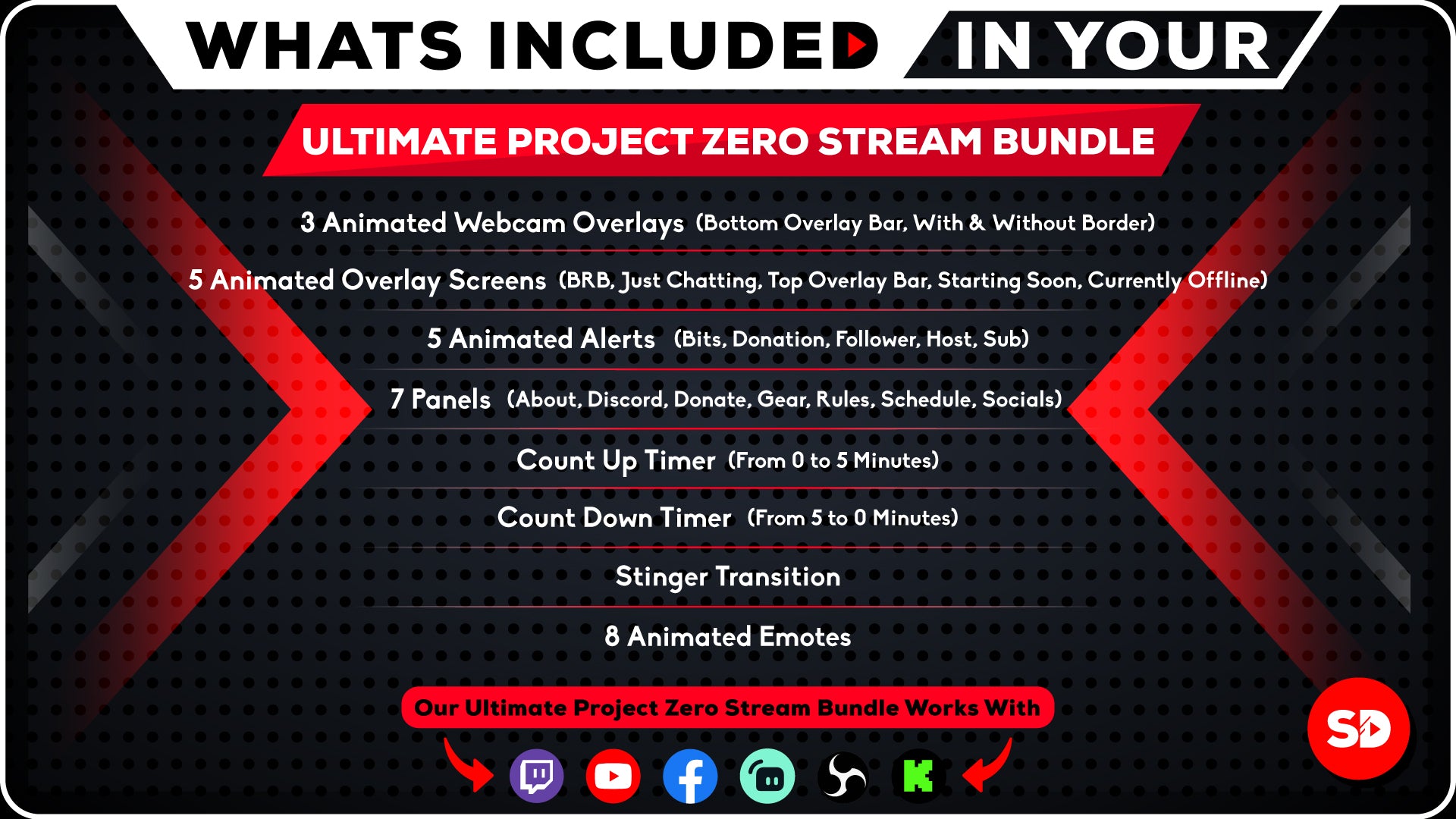 ultimate stream bundle project zero whats included in your package stream designz
