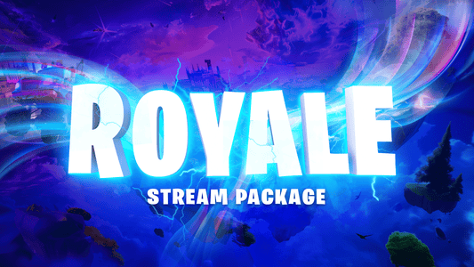 animated stream overlay package thumbnail royale stream designz