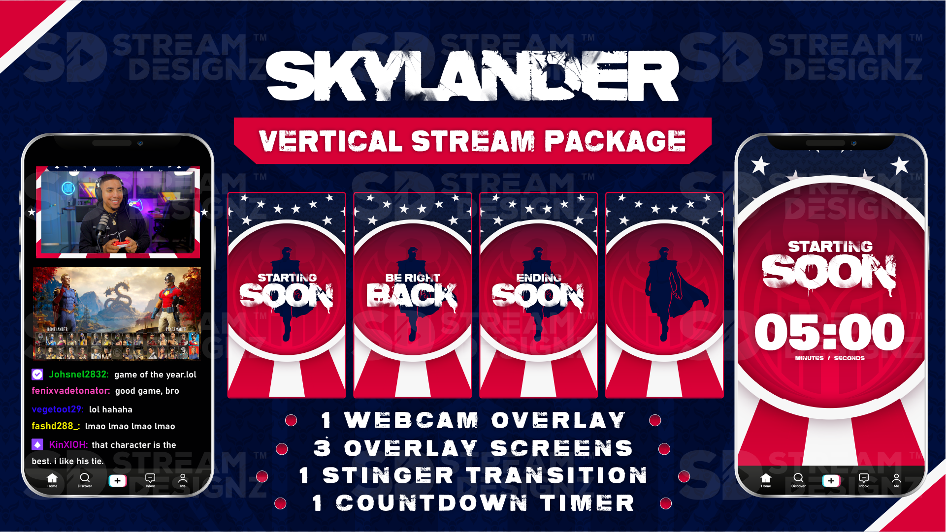 vertical stream overlay package feature image skylander stream designz