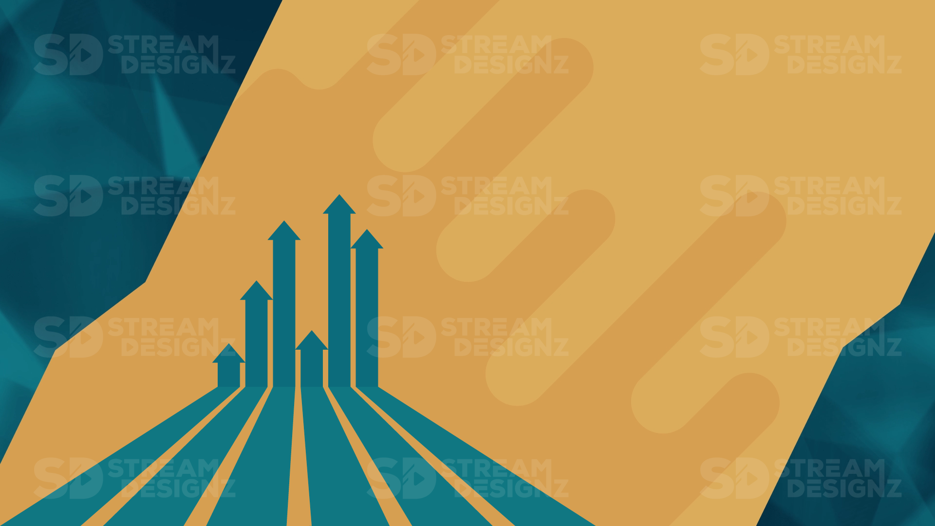 Stinger transition on the rise thumbnail stream designz