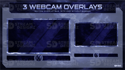 animated stream overlay package 3 webcam overlays storm stream designz