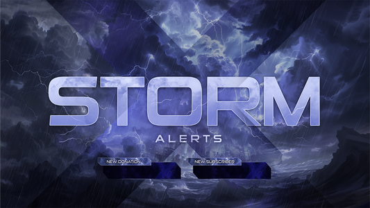 Animated stream alerts thumbnail storm stream designz
