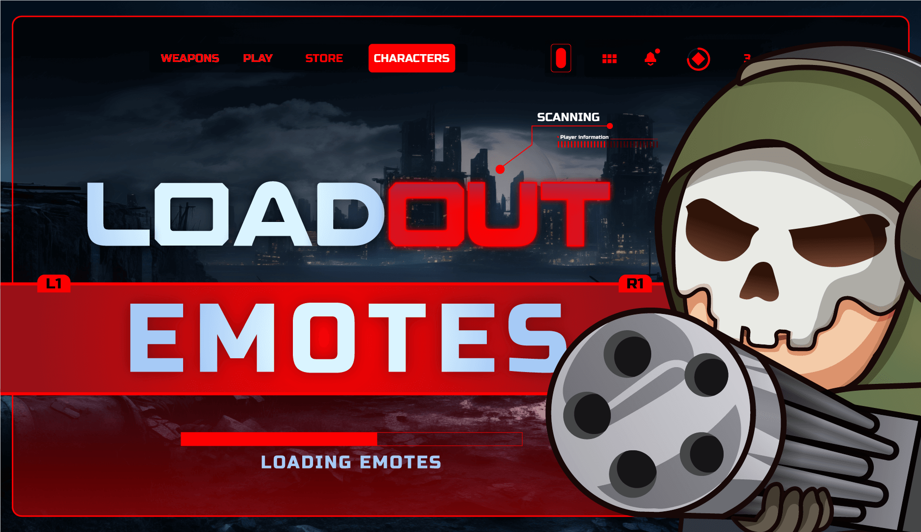 8 pack emotes thumbnail loadout stream designz