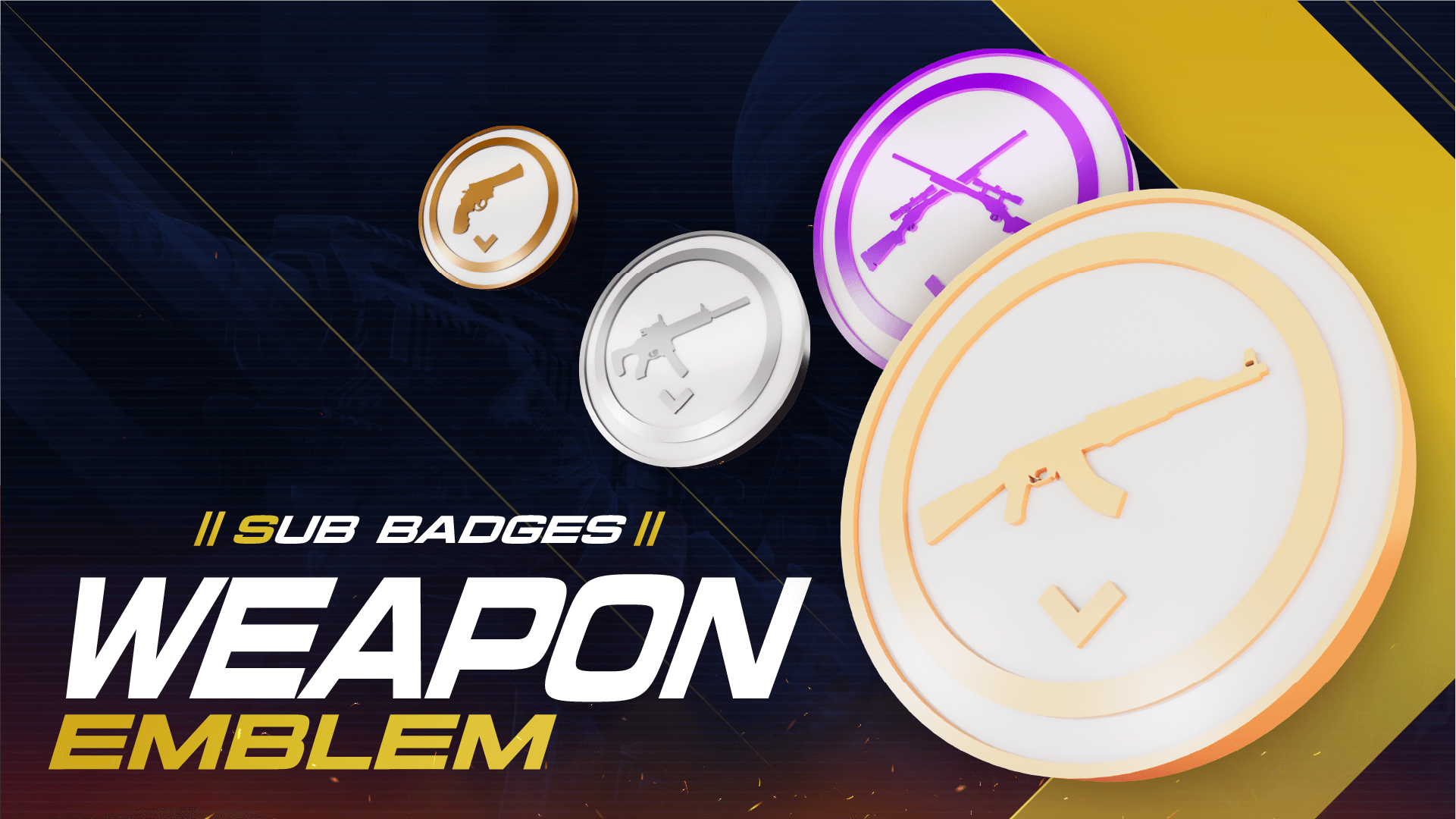 sub badges weapon emblem preview thumbnail stream designz