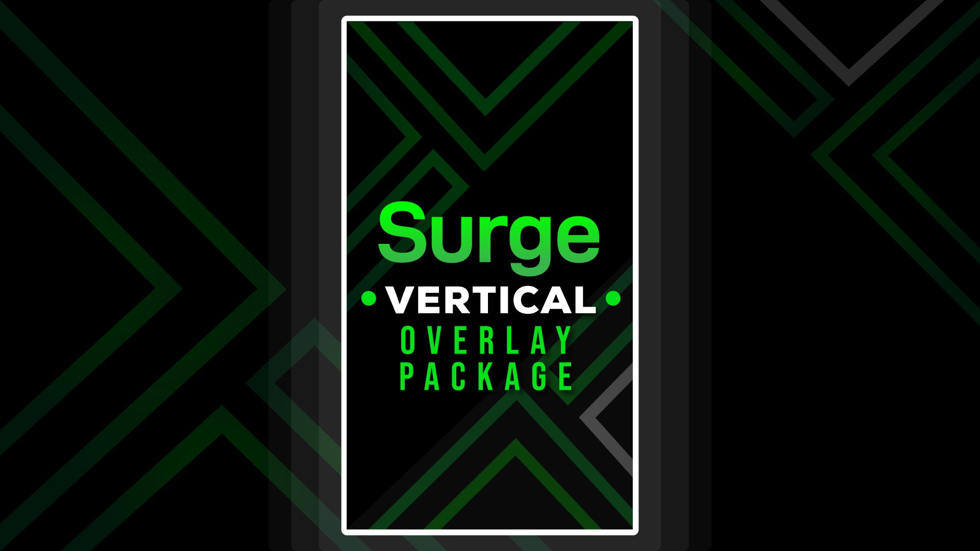 vertical stream overlay package thumbnail surge stream designz
