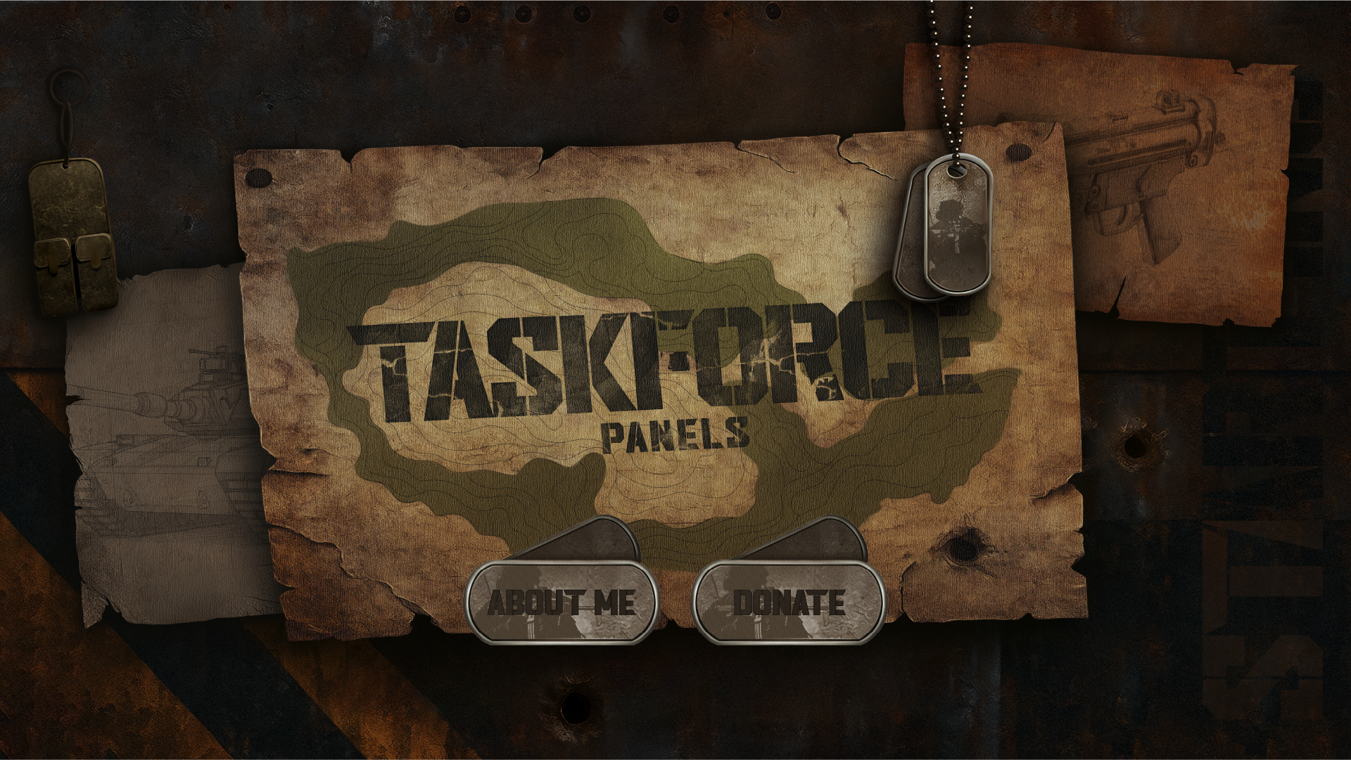 Twitch panels thumbnail taskforce stream designz