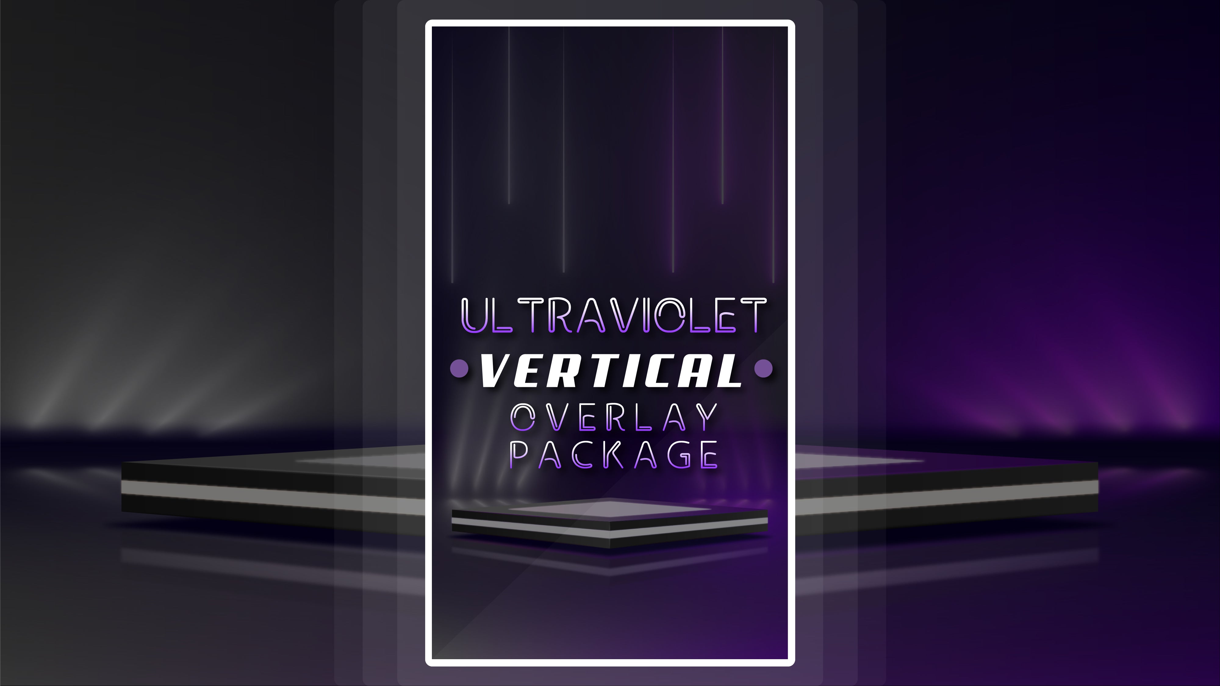 vertical stream overlay package thumbnail ultraviolet stream designz
