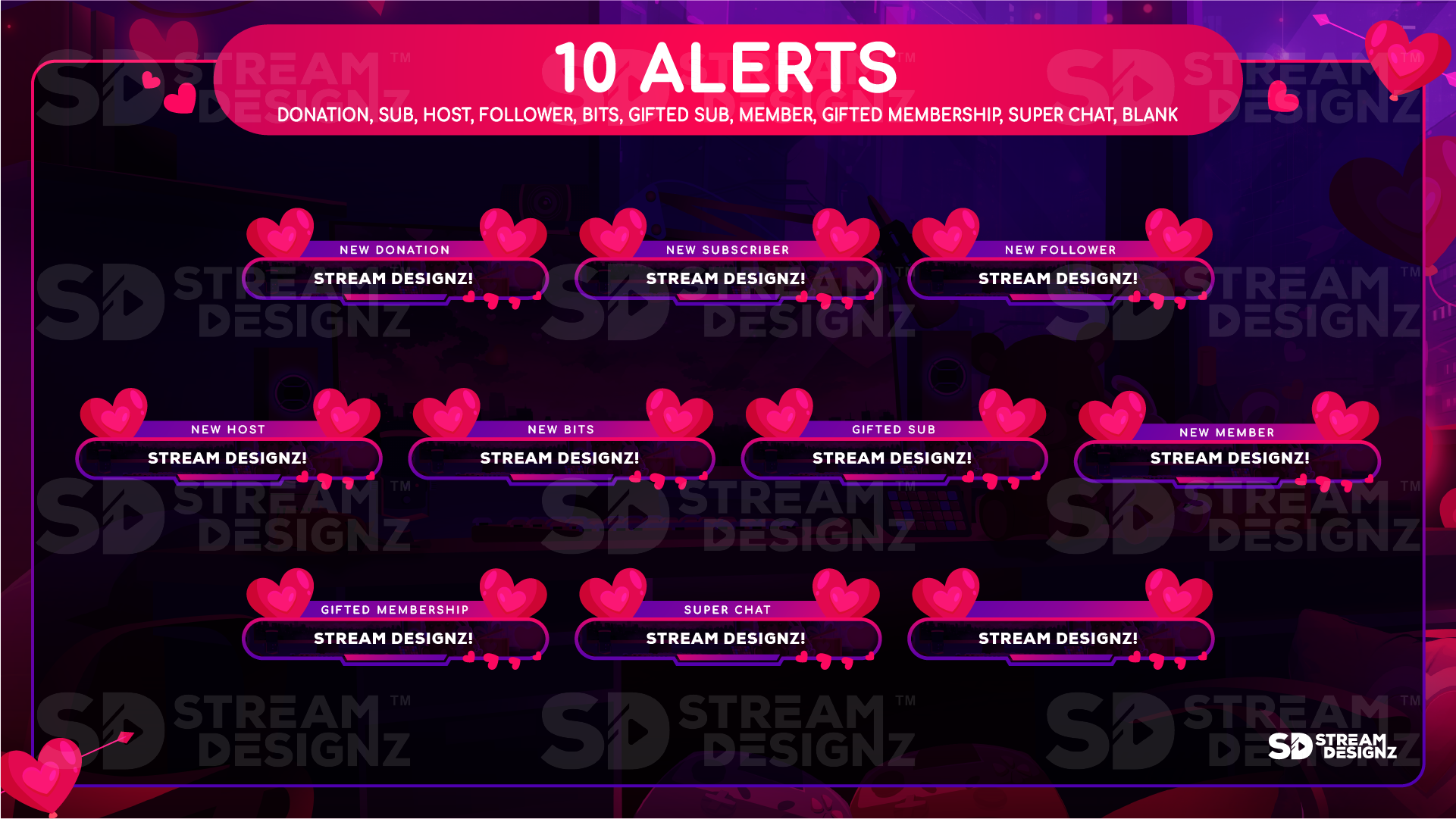 stream alerts preview image valentine lofi stream designz