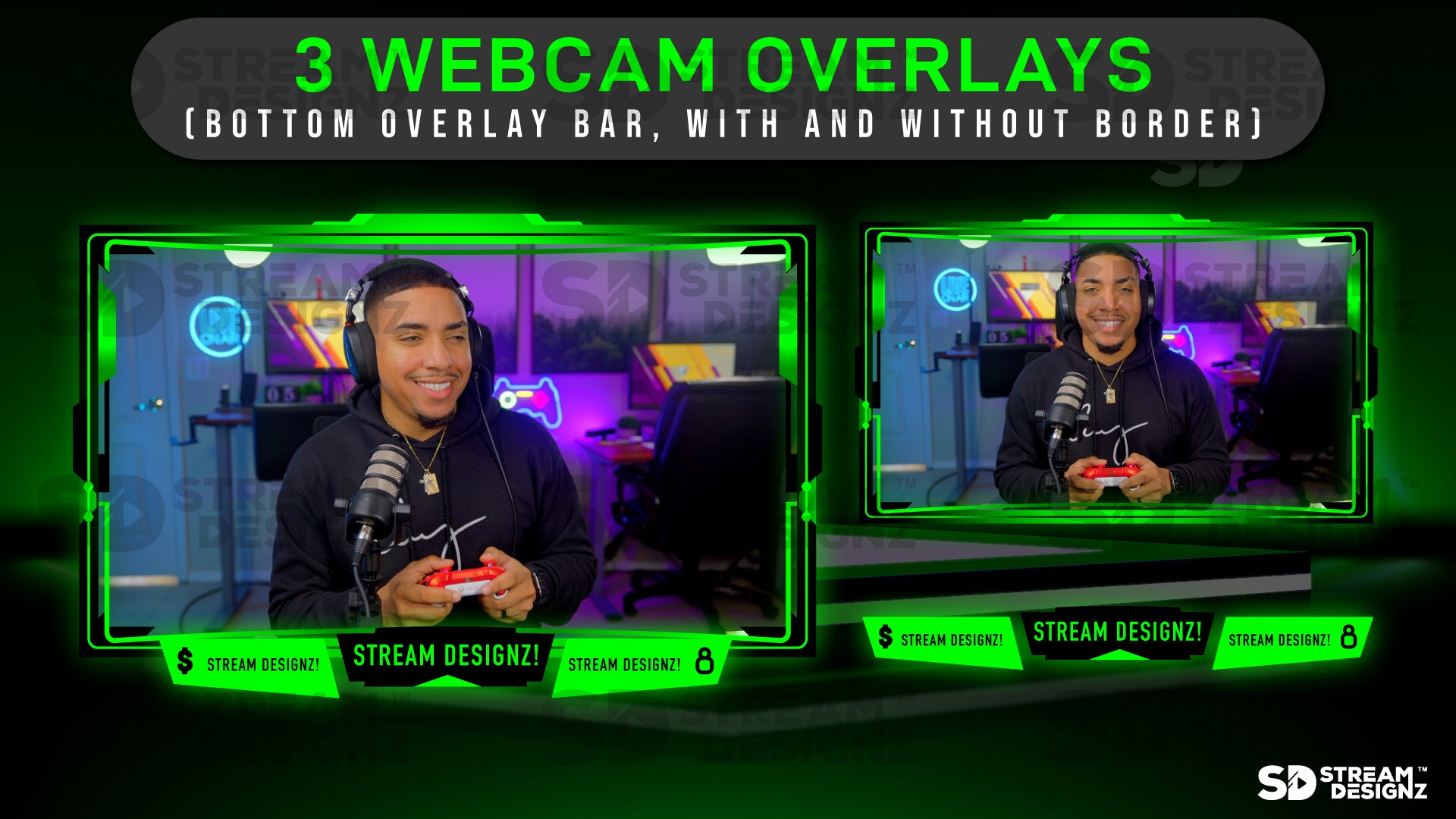 stream overlay package vortex webcam overlays stream designz