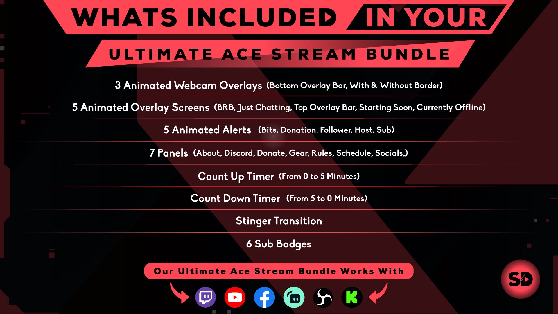 ultimate stream bundle ace whats included in your package stream designz