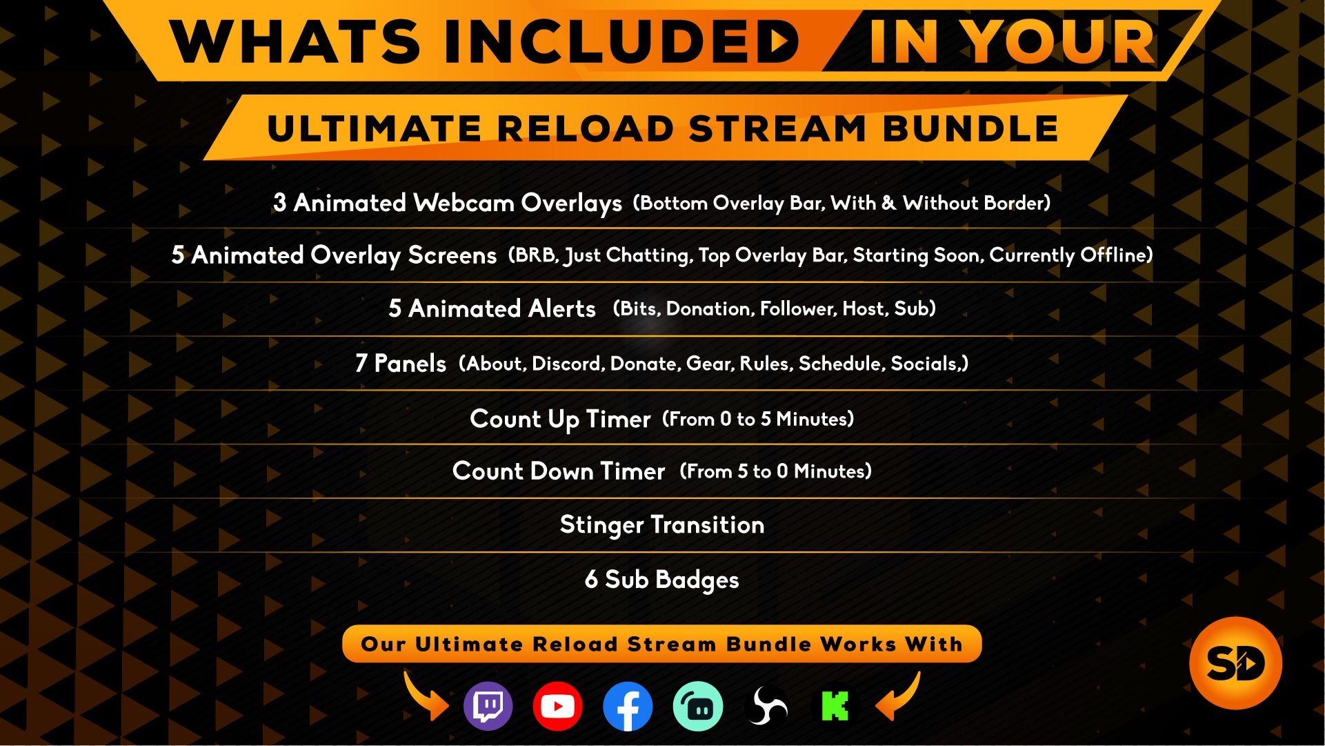 ultimate stream bundle reload whats included in your package stream designz