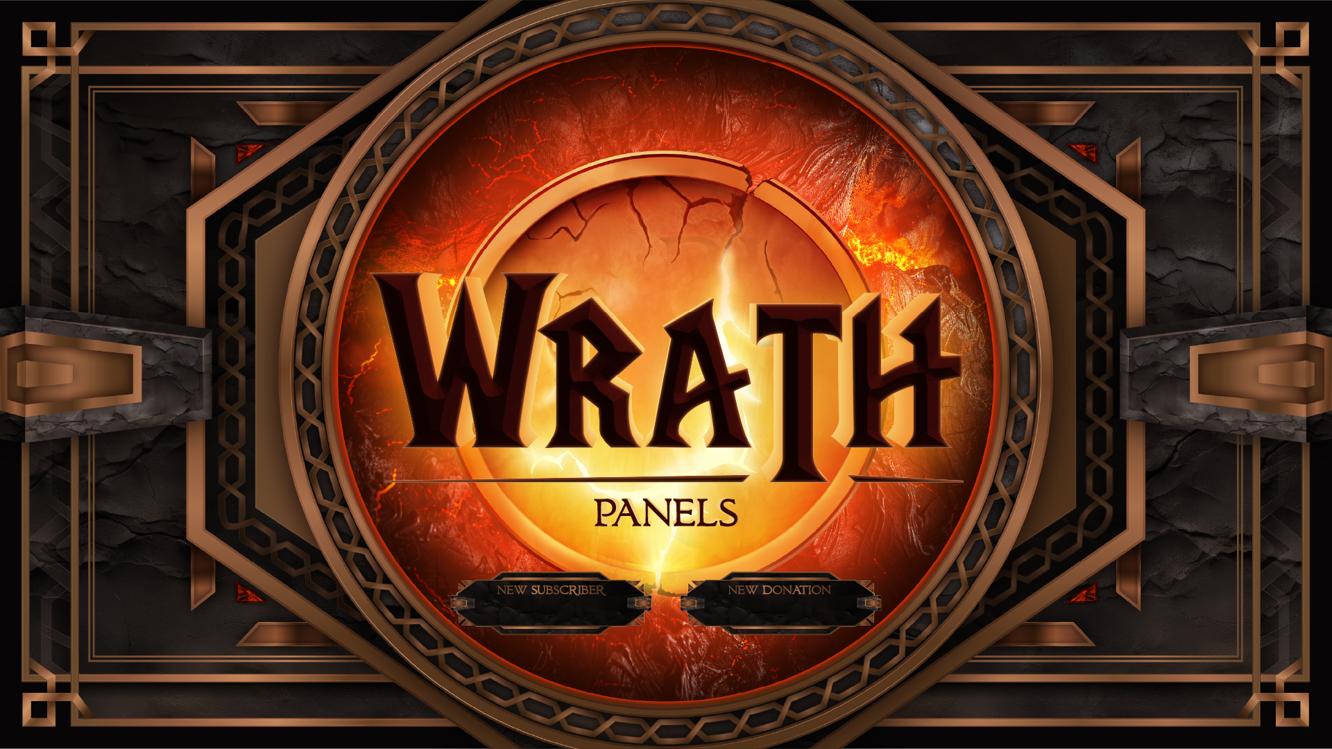 Twitch panels thumbnail wrath stream designz