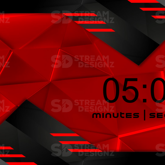 5 minute countdown timer velocity preview video stream designz