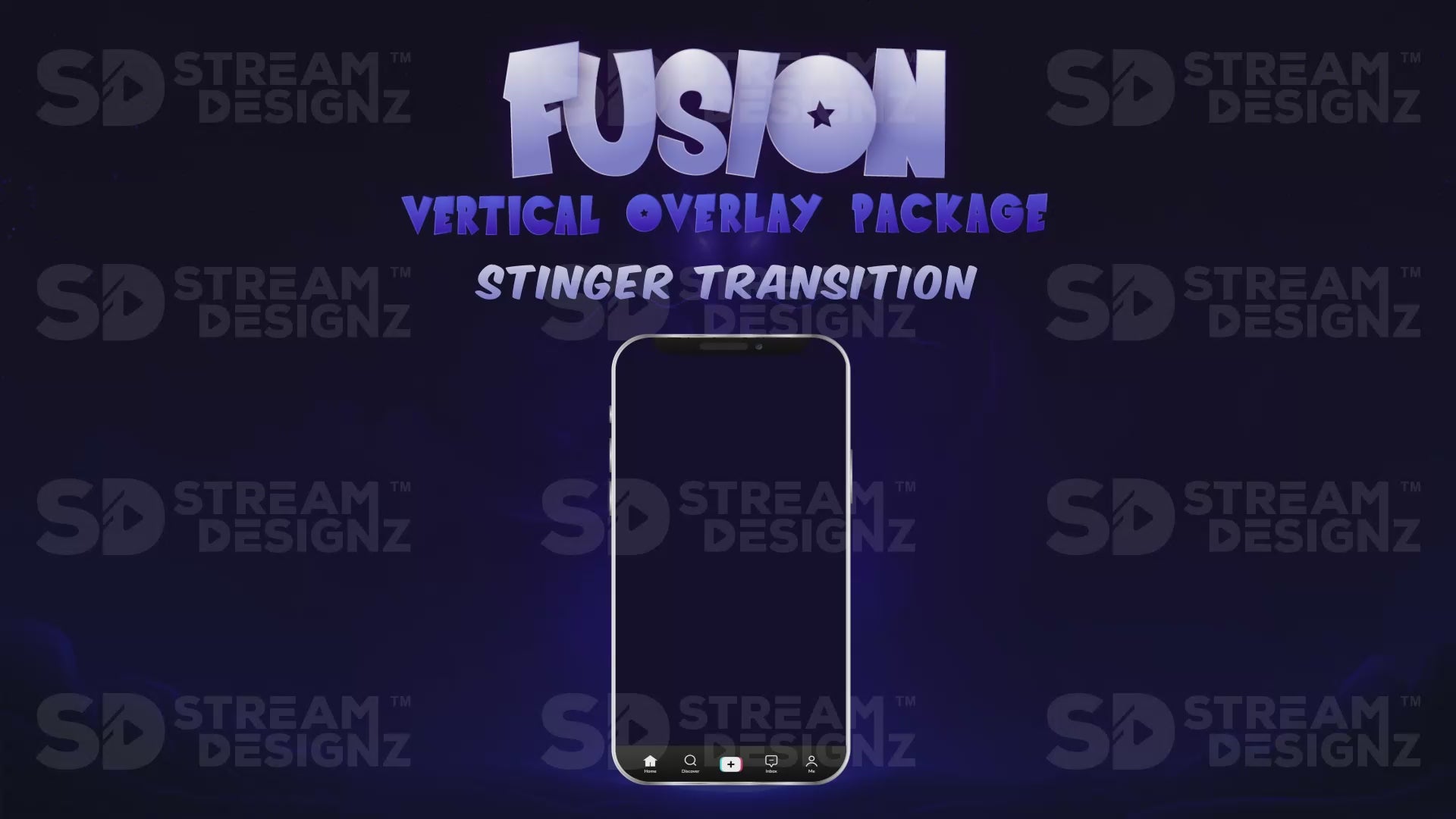 vertical stream overlay package stinger transition fusion stream designz