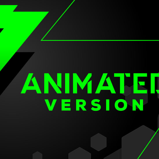 Animated Stream Overlay Package Matrix promo video stream designz