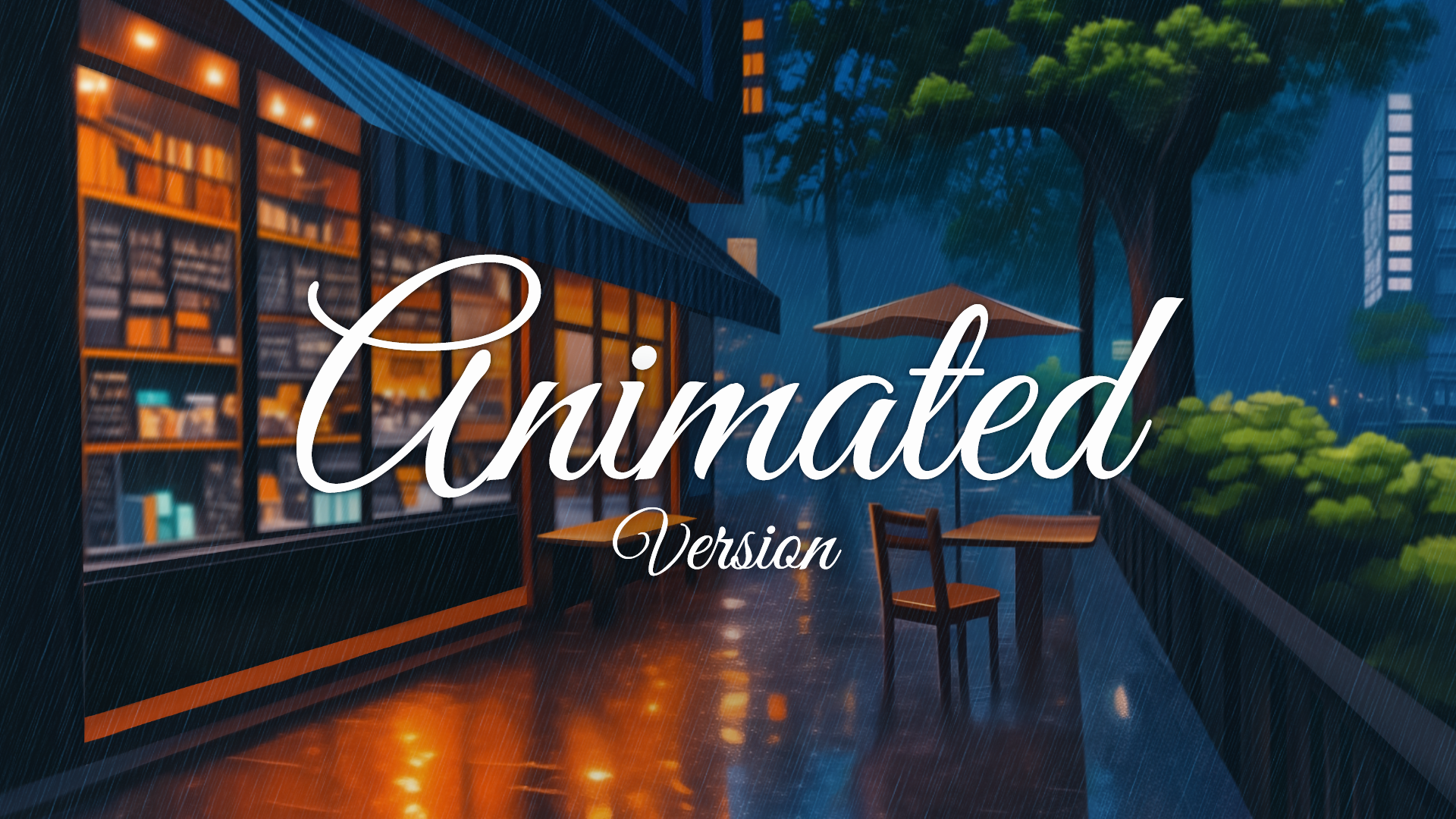 animated stream overlay package promo video cafe lofi stream designz