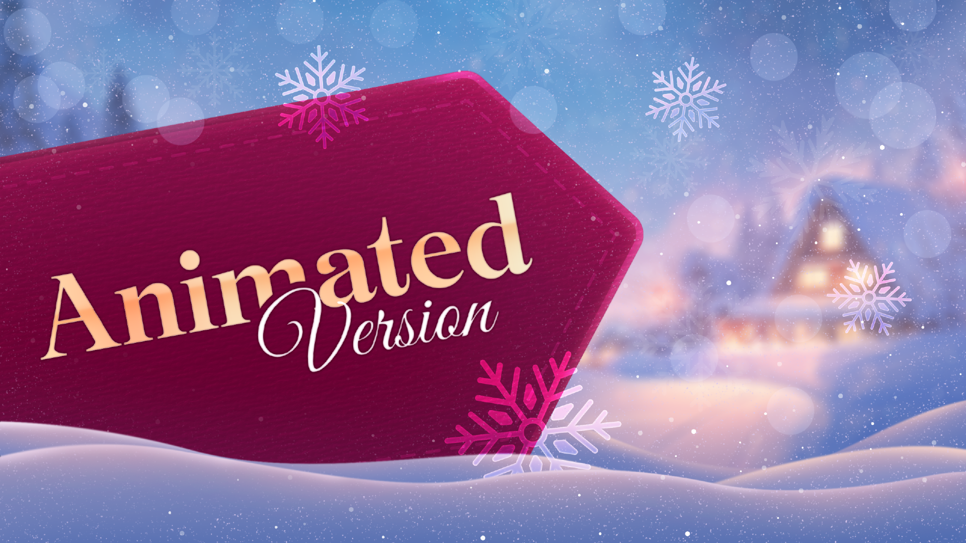 Load video: animated stream overlay package promo video silent night stream designz