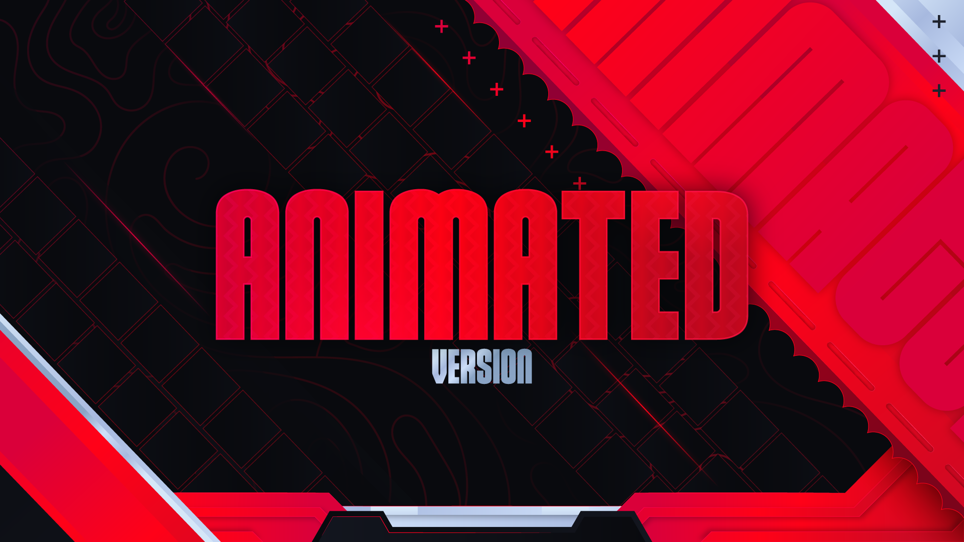 animated stream overlay package promo video inferno stream designz