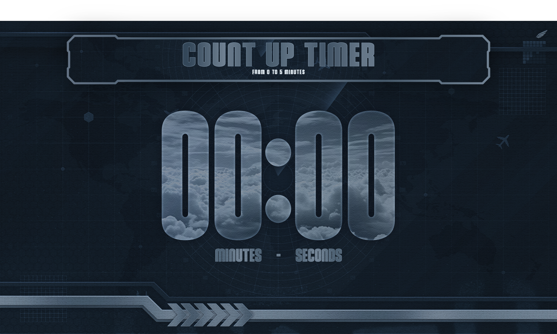 5 minute count up timer preview video falcon stream designz