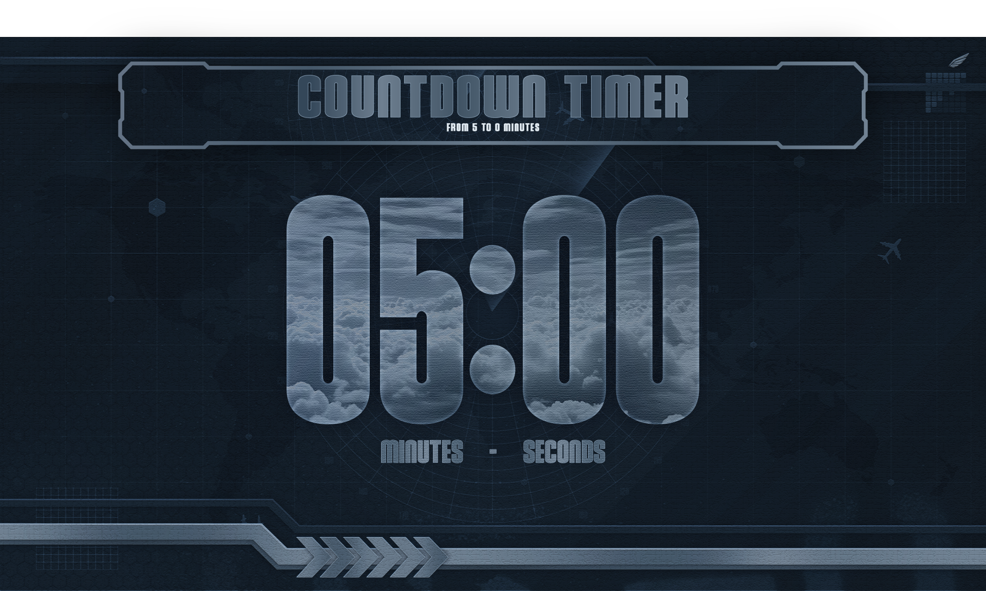 5 minute countdown timer preview video falcon stream designz
