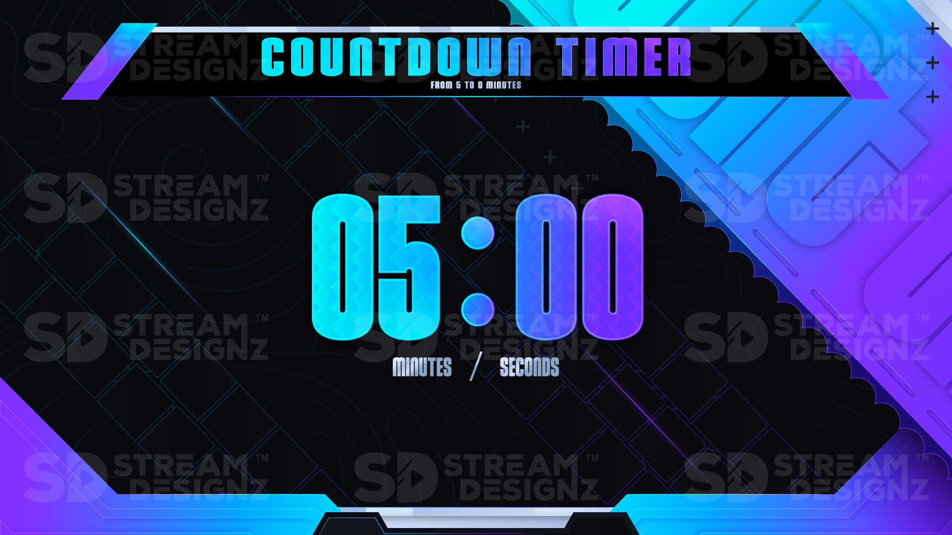 5 minute countdown timer preview video quantum stream designz