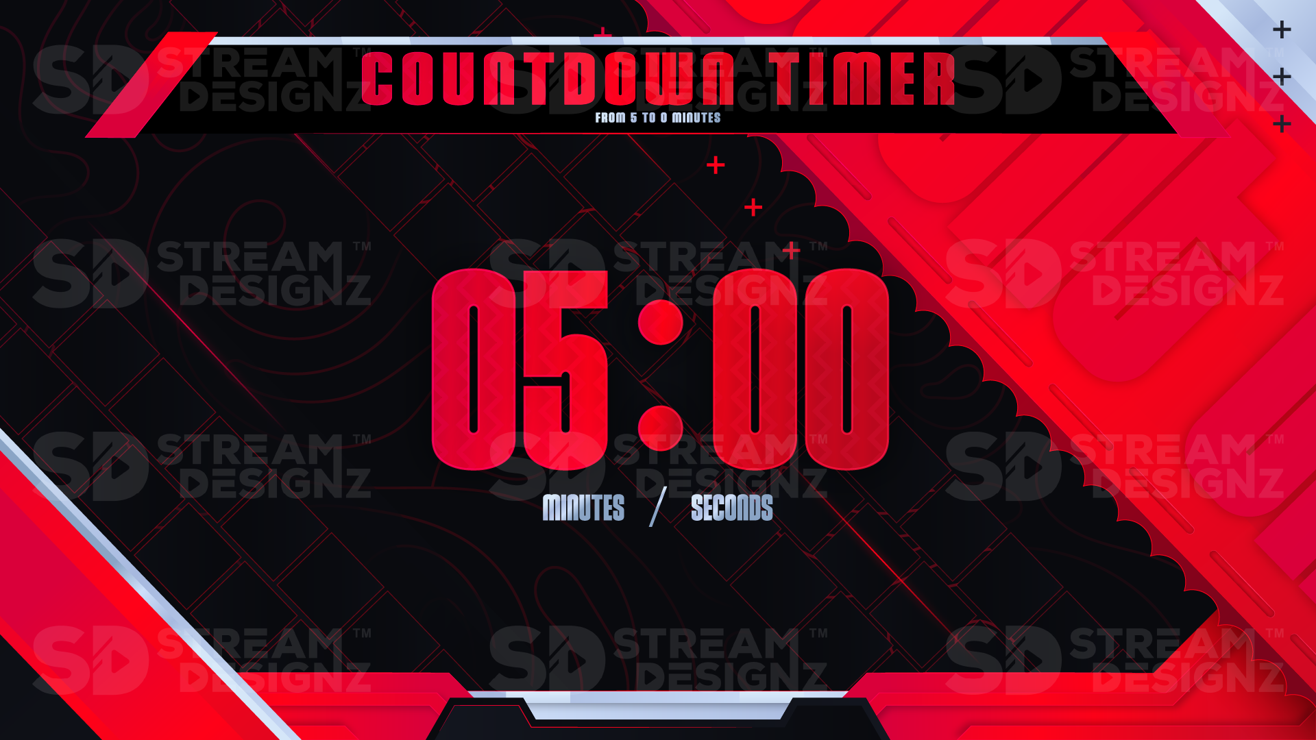 5 minute countdown timer preview video inferno stream designz