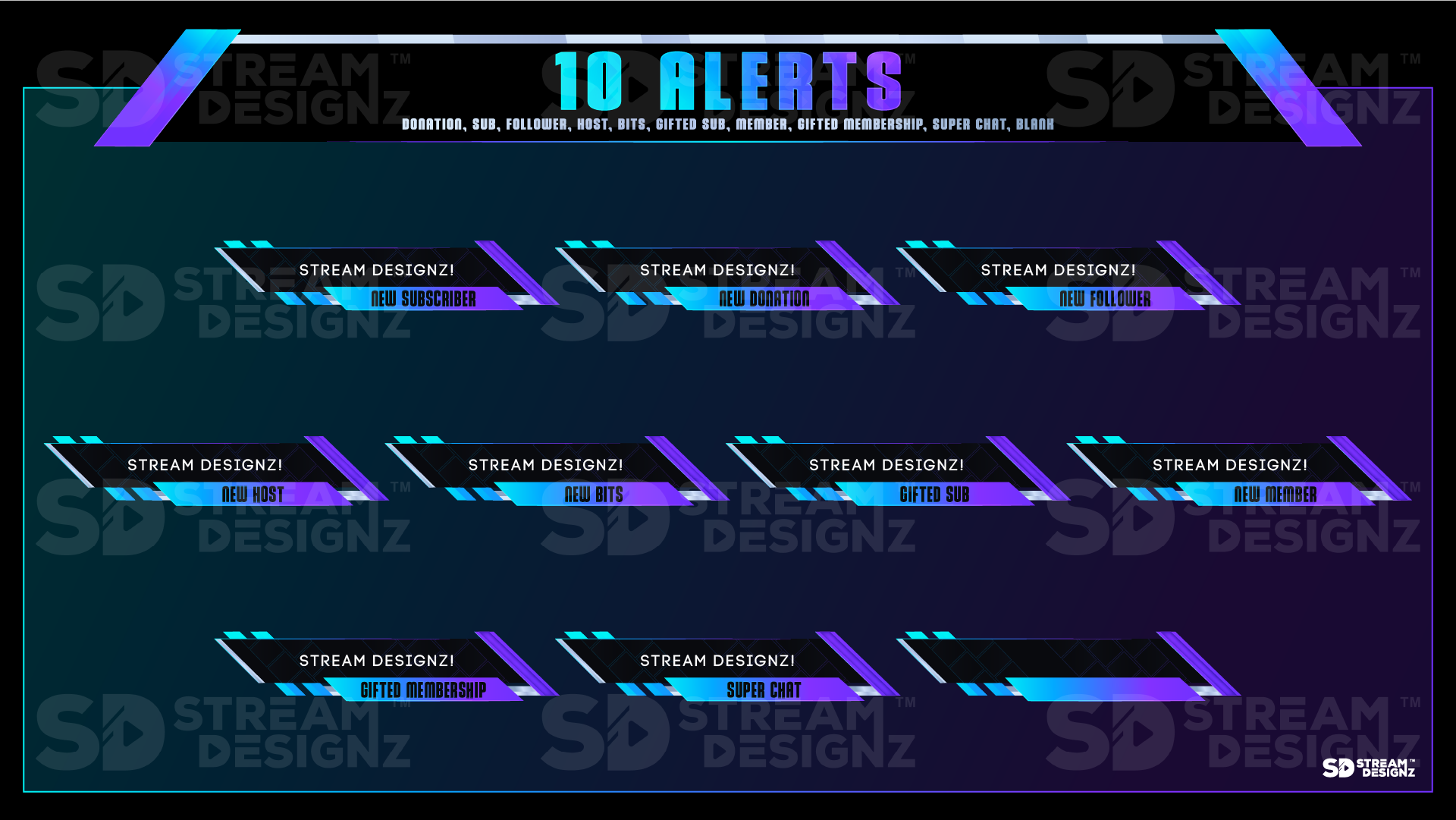 animated stream alerts preview video quantum stream designz