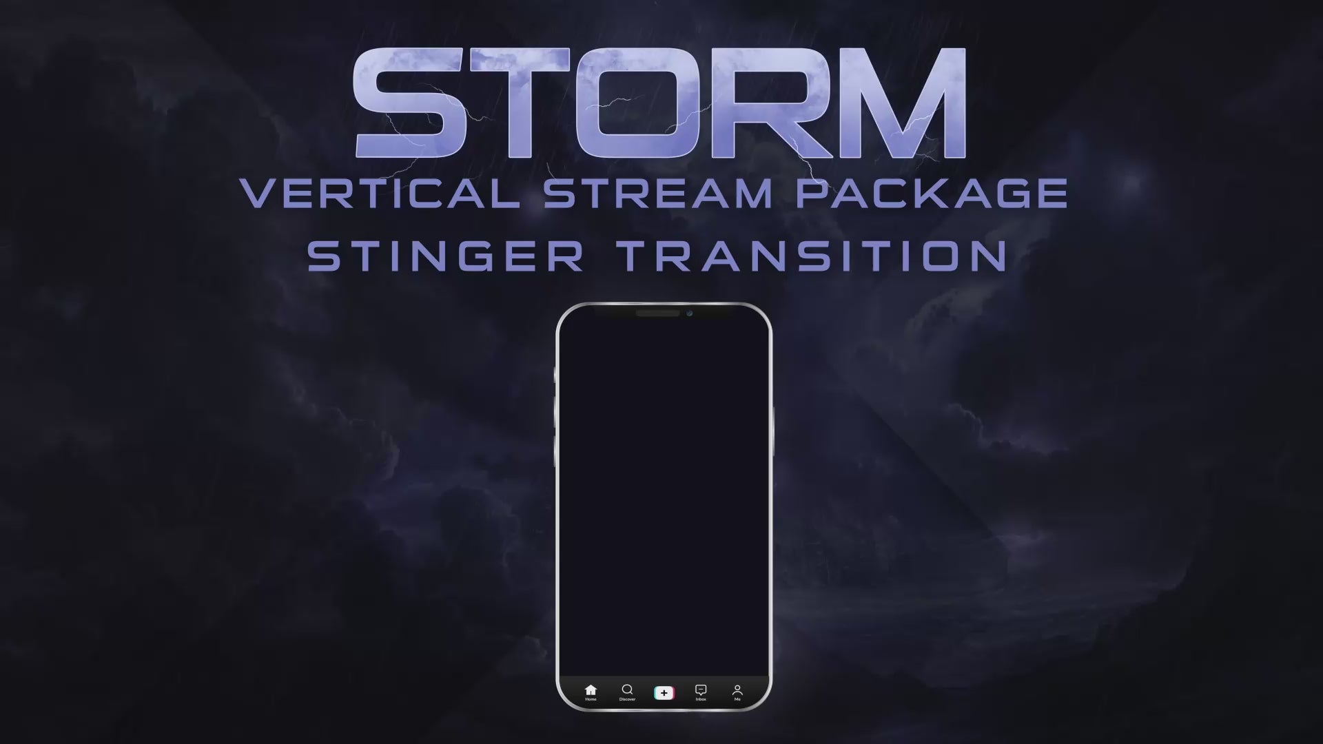 vertical stream overlay package stinger transition storm stream designz
