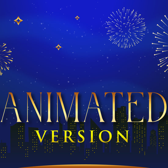 Animated stream overlay package happy new year promo video stream designz