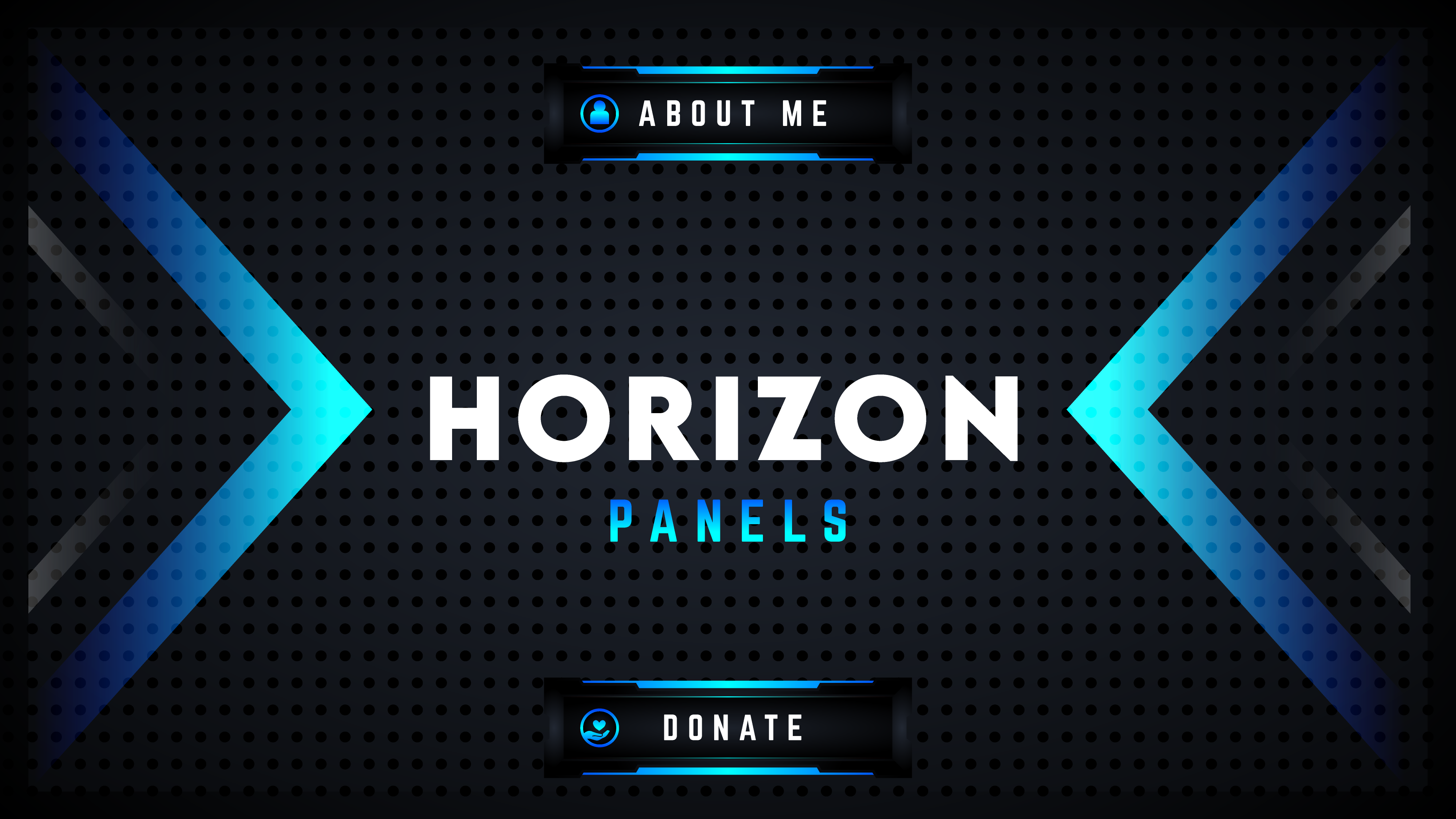 Twitch panels horizon thumbnail stream designz
