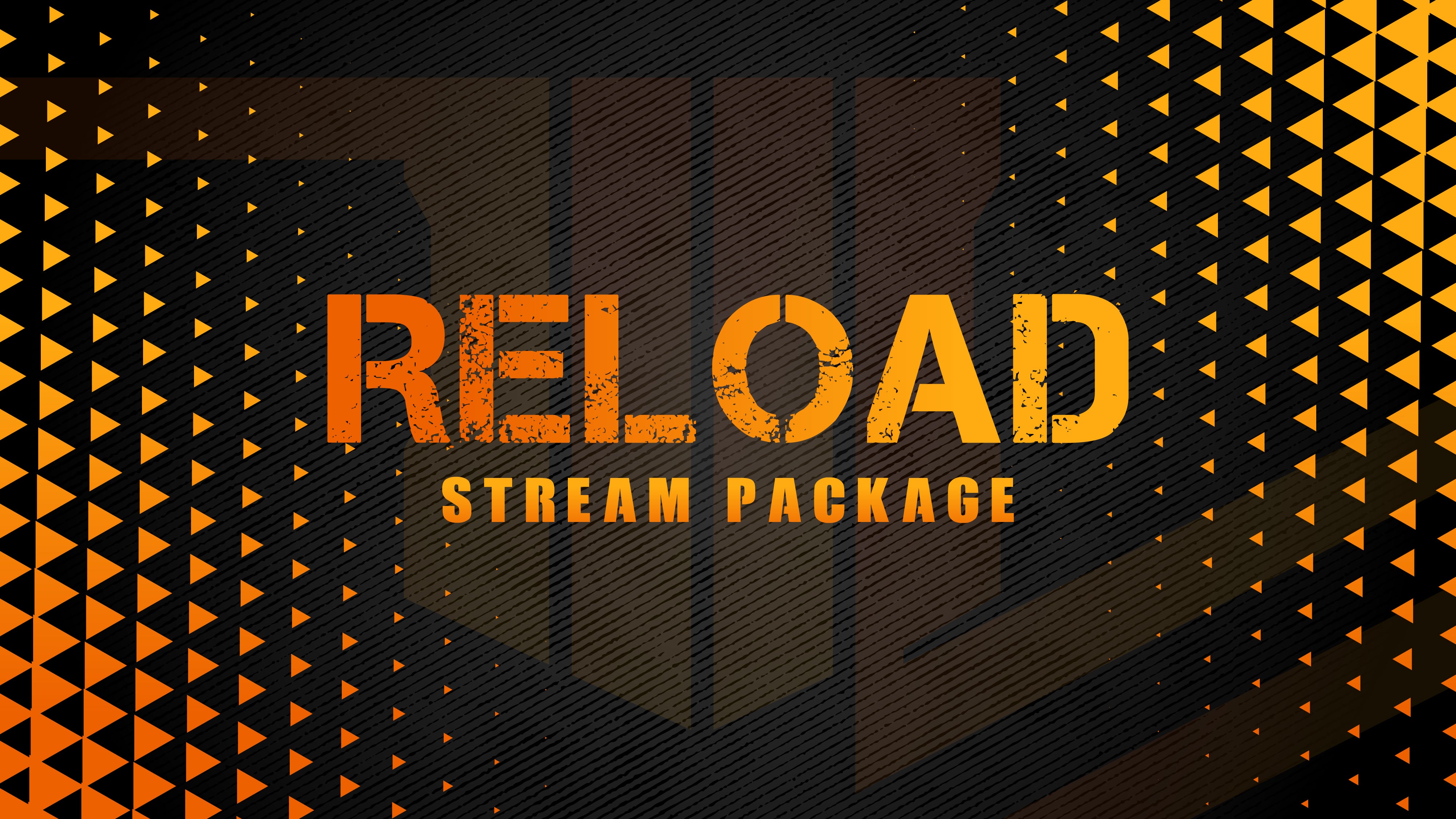 Animated stream overlay package reload thumbnail stream designz