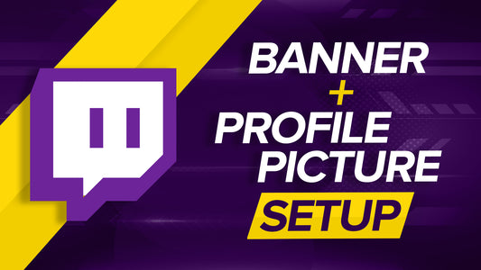 How to Create a Twitch Banner and a Twitch Profile Picture using Adobe Express - Stream Designz