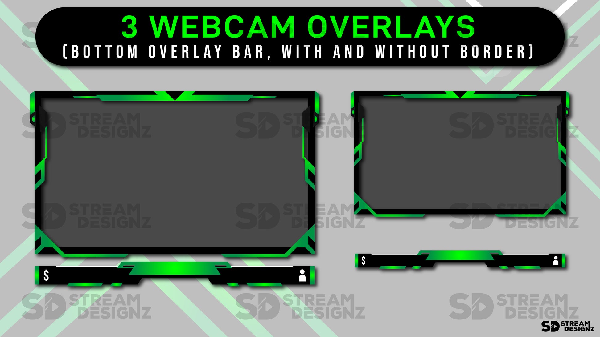 green lantern webcam overlays preview image stream designz