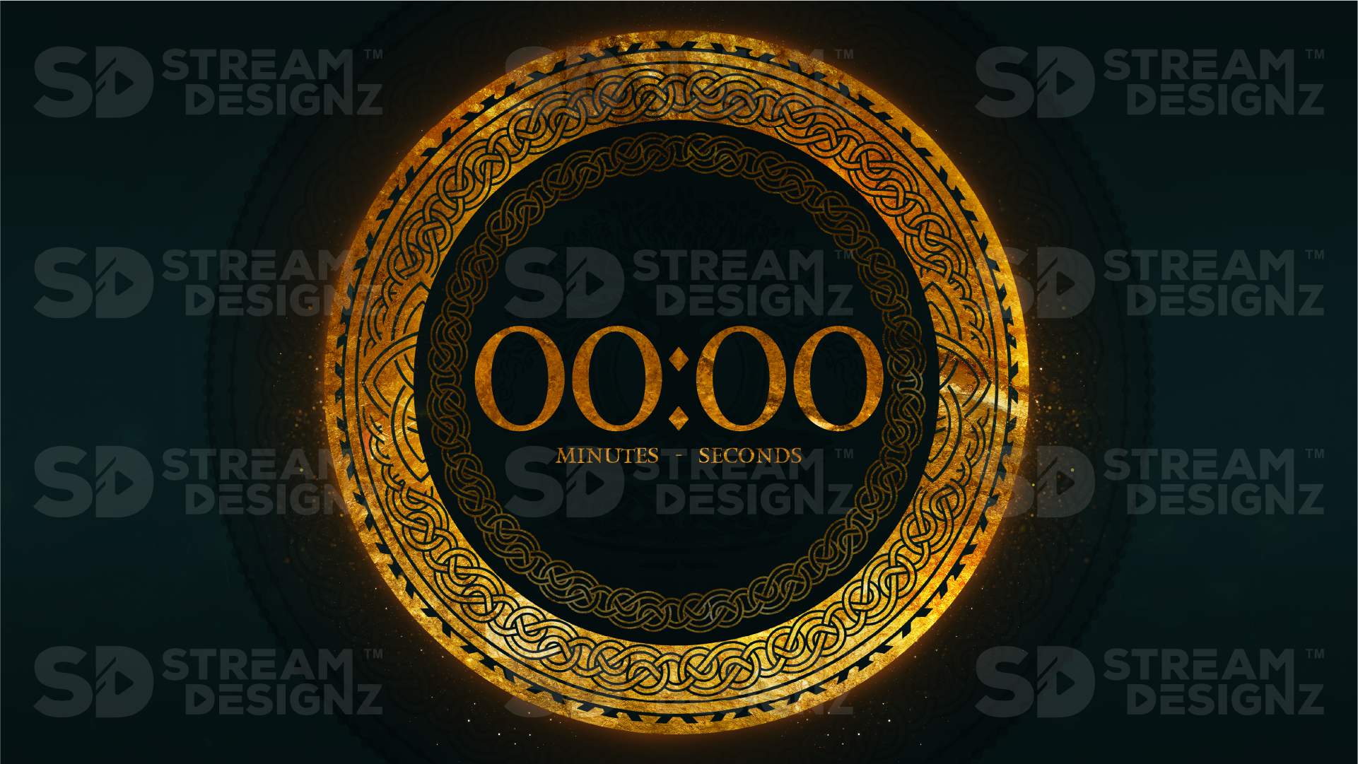 5 minute count up timer thumbnail obsidian stream designz