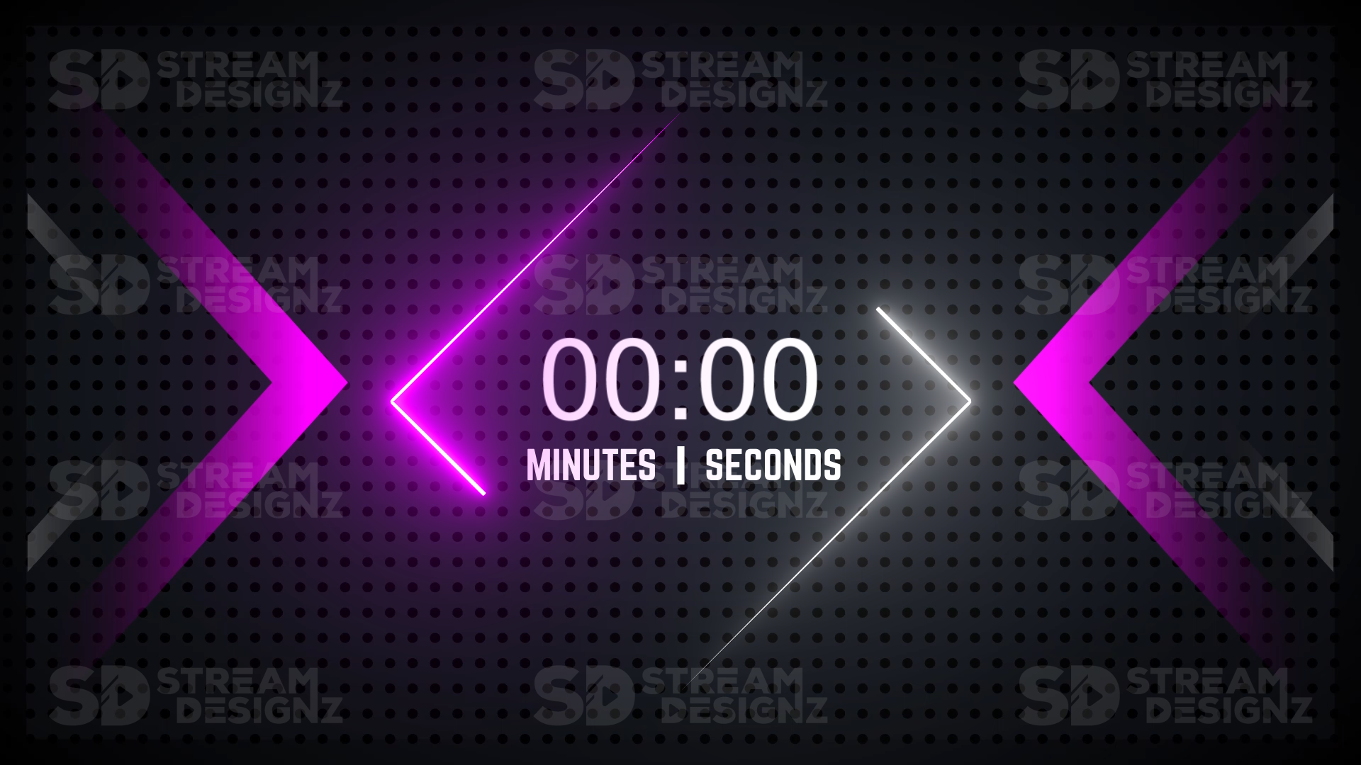 5 minute count up timer thumbnail pink fury stream designz
