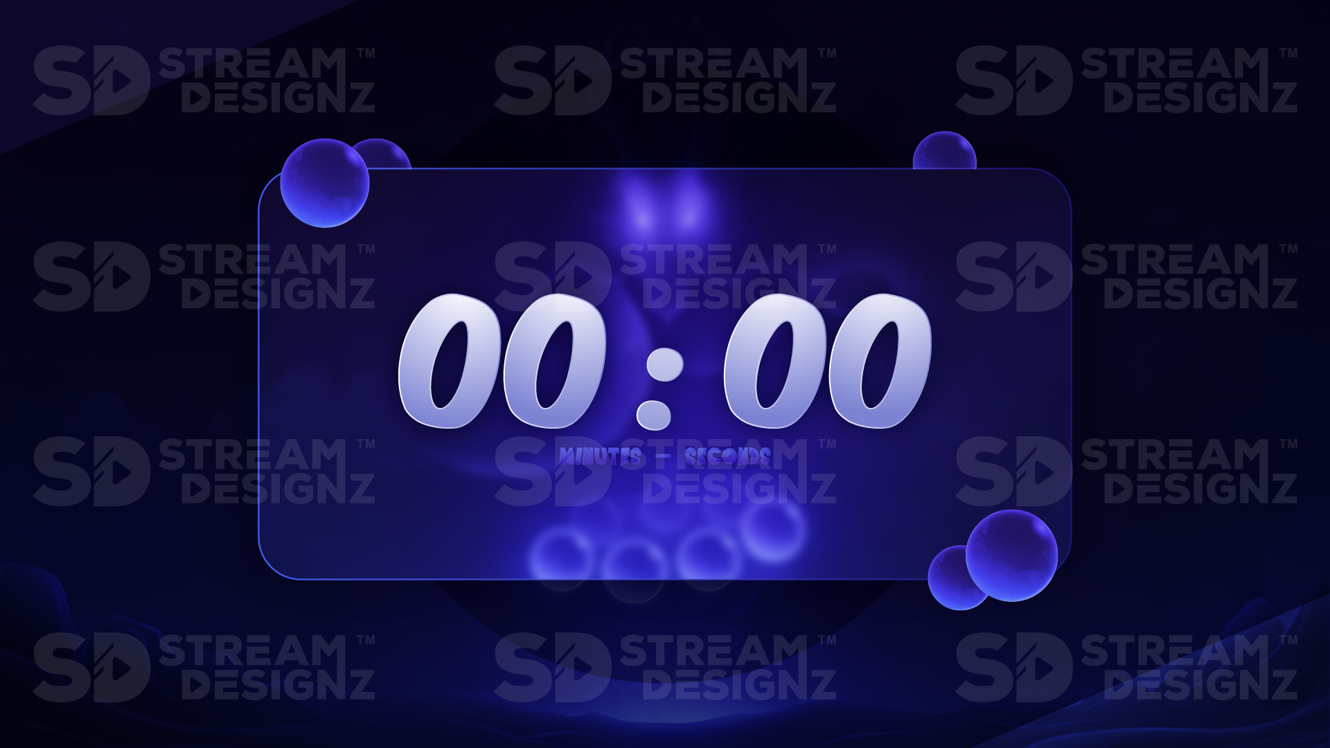 5 minute count up timer thumbnail spark stream designz