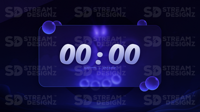 5 minute count up timer thumbnail spark stream designz