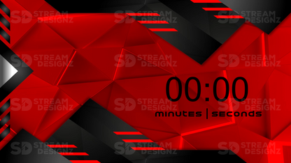 5 minute count up timer velocity thumbnail stream designz