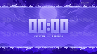 5 minute count up timer thumbnail voyager stream designz