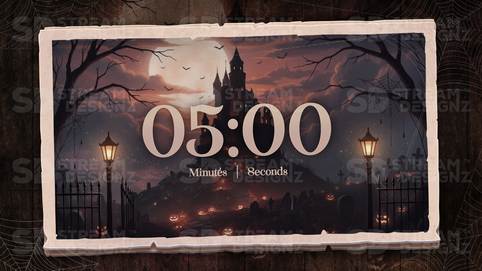 5 minute countdown timer thumbnail harvest moon stream designz