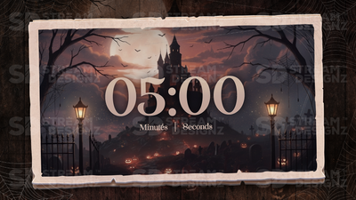 5 minute countdown timer thumbnail harvest moon stream designz